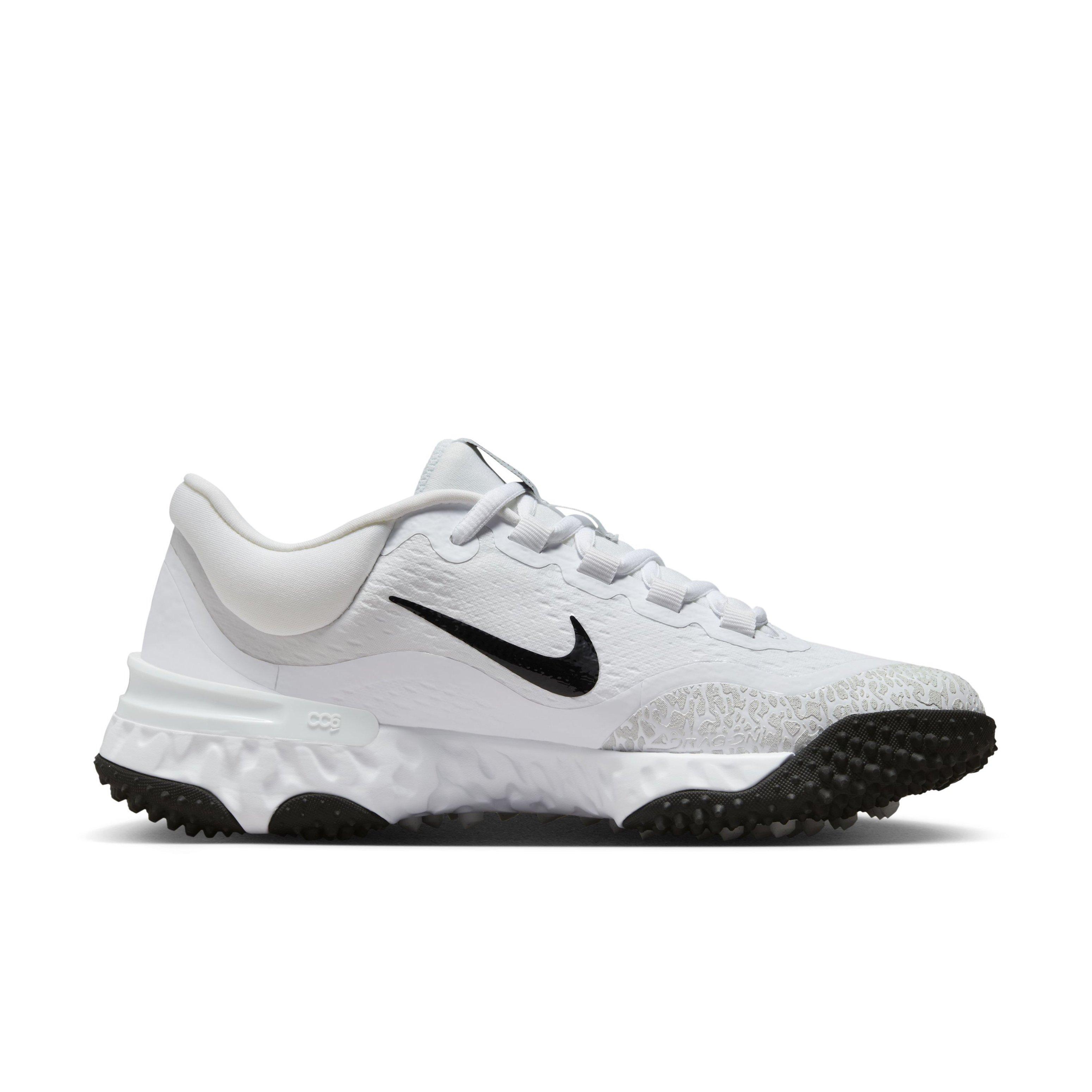 Nike Alpha Huarache Elite 4 Turf "White/Black/Photon Dust" Women's Softball Shoe